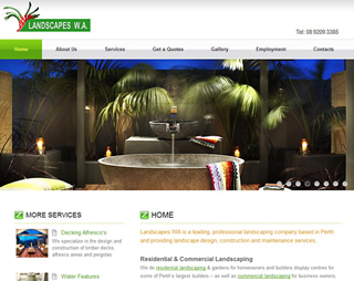 Landscapes WA are a long term client of Slinky Web Design and have a full online content management system to manage their website.